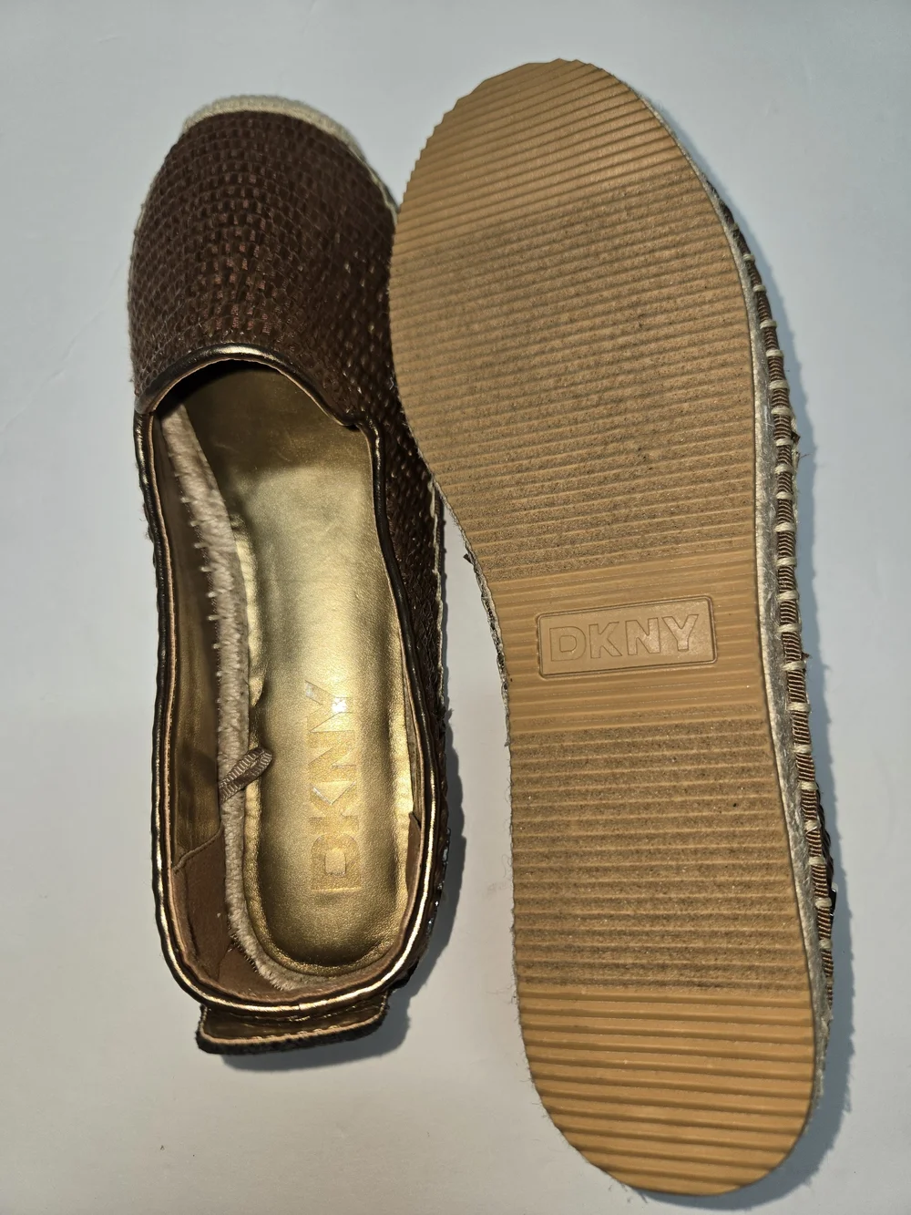 Dkny woven brown